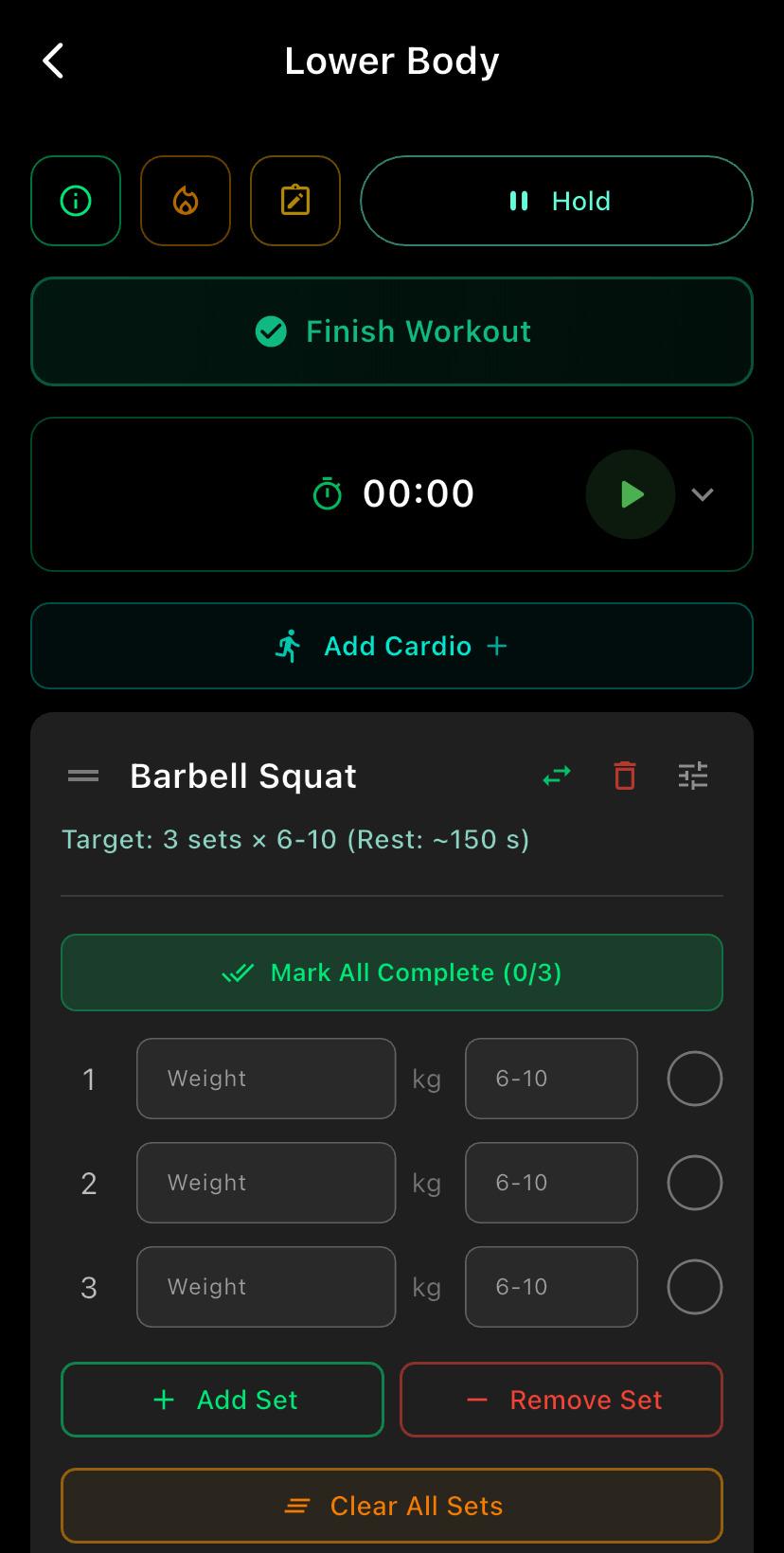 Workout View