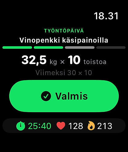 Buli Apple Watchissa: meneillään oleva sarja valmiina kuitattavaksi